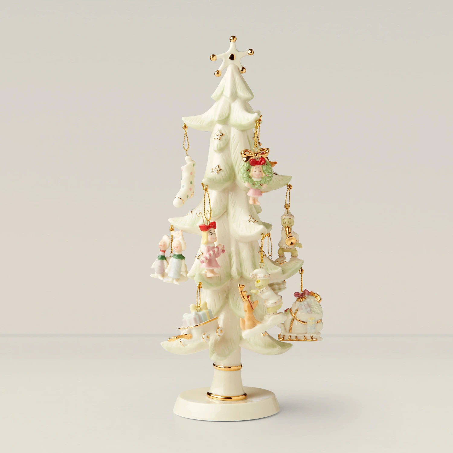 Lenox How The Grinch Stole Christmas 12-Piece Ornament Tree 3 Lenox How The Grinch Stole Christmas 12-Piece Ornament Tree