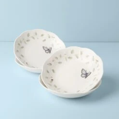 Lenox Butterfly Meadow 4-Piece Pasta Bowl Set
