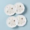 Lenox Butterfly Meadow Seasonal Dessert Plate, Set Of 4 -Sass Store 810136 CMYK