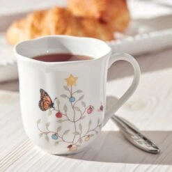 Lenox Butterfly Meadow Seasonal Mugs, S/4 9 Lenox Butterfly Meadow Seasonal Mugs, S/4 -Sass Store 810138 LHOL FEA 22