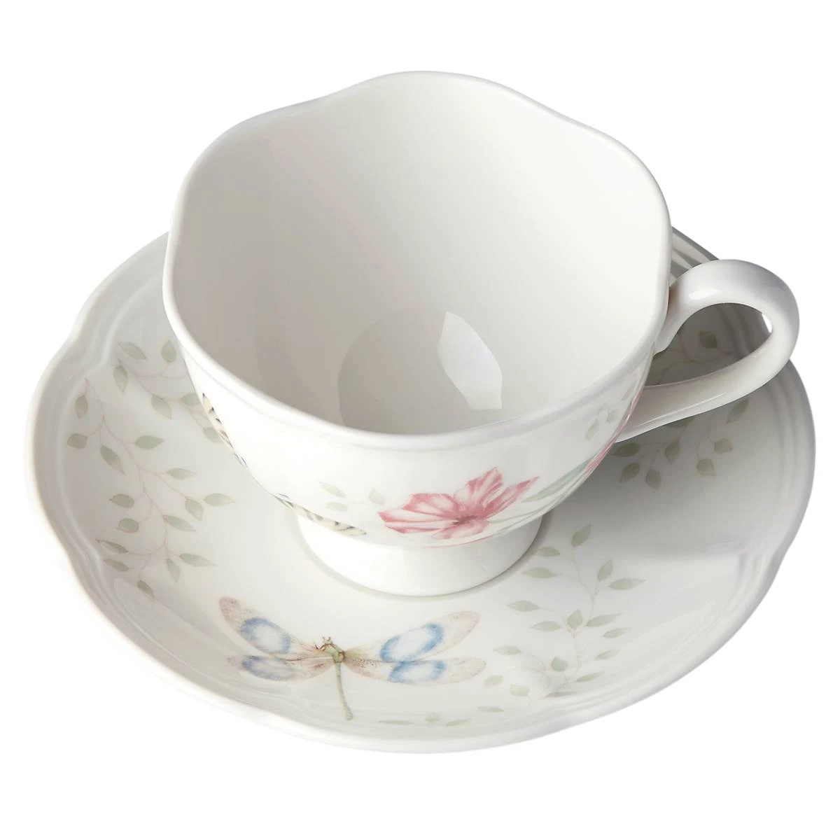 Lenox Butterfly Meadow Swallowtail Cup And Saucer 4 Lenox Butterfly Meadow Swallowtail Cup And Saucer - Image 2