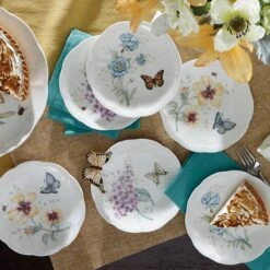 Lenox Butterfly Meadow 6-Piece Tidbit Plate Set 8 Lenox Butterfly Meadow 6-Piece Tidbit Plate Set -Sass Store 817046 w1 9e385225 ec8b 4d58 a0d0 c04ce701a6f5