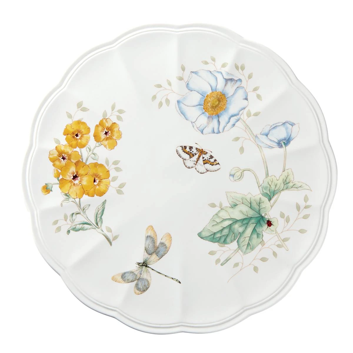 Lenox Butterfly Meadow Pedestal Cake Plate 4 Lenox Butterfly Meadow Pedestal Cake Plate - Image 2
