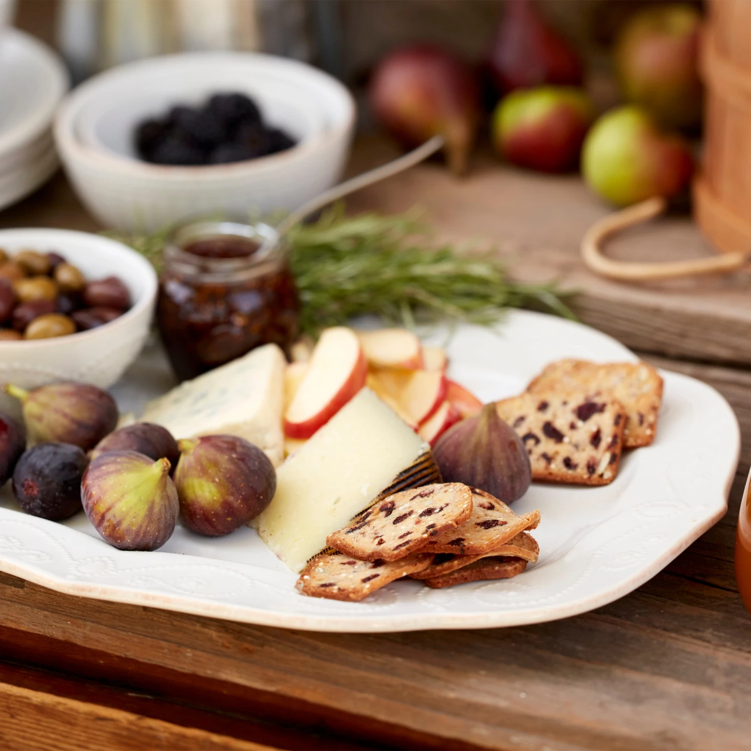 Lenox French Perle White 18.5" Serving Platter 4 Lenox French Perle White 18.5" Serving Platter - Image 2