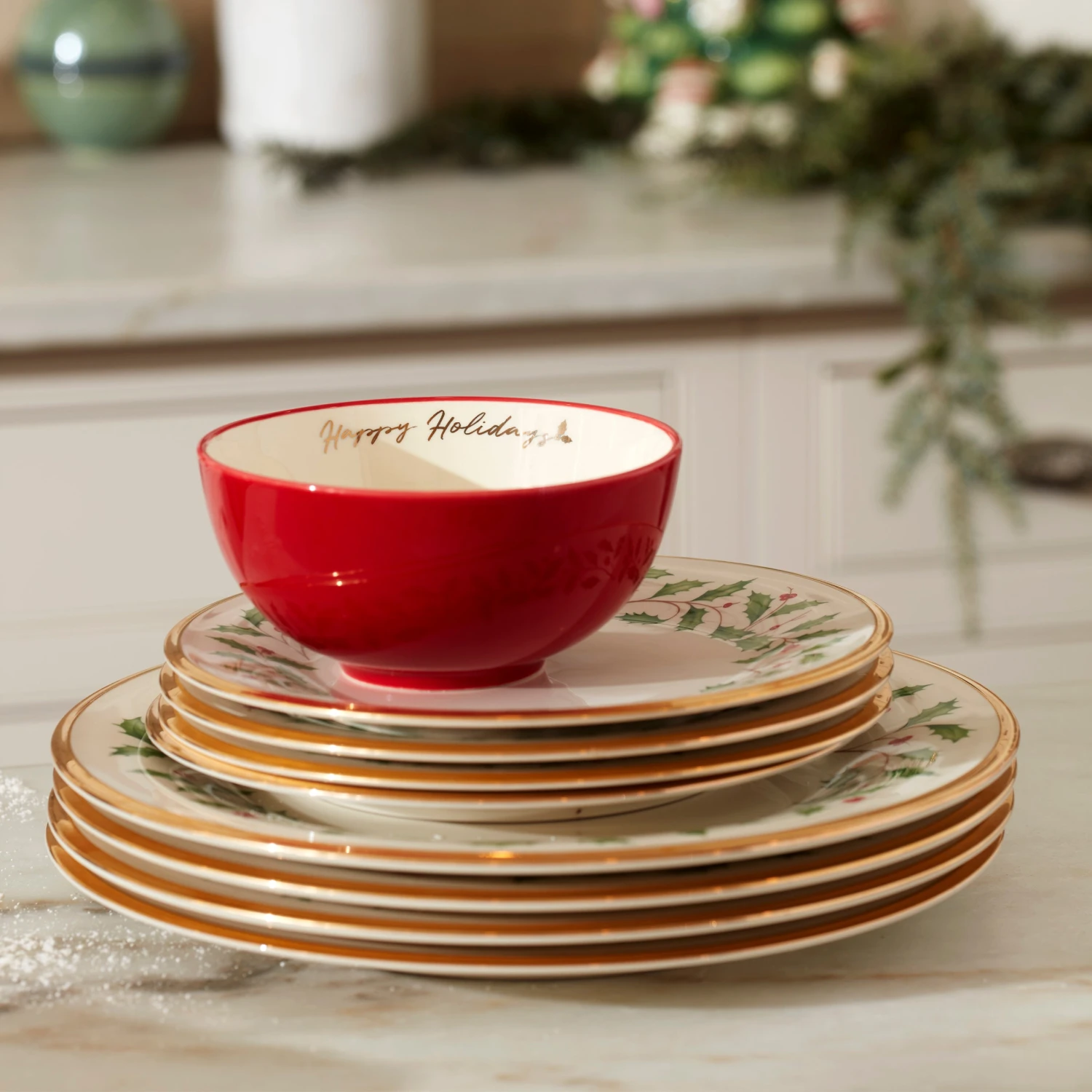 Lenox Holiday Salad Plate Set, Buy 3 Get 6 8 Lenox Holiday Salad Plate Set, Buy 3 Get 6 - Image 6
