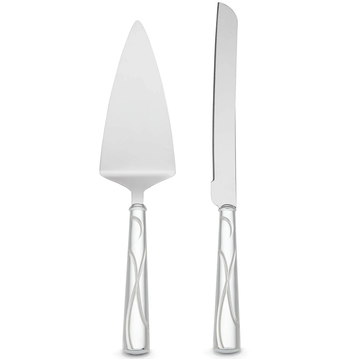 Lenox Adorn Cake Knife & Server Set 3 Lenox Adorn Cake Knife & Server Set