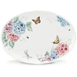 Lenox Butterfly Meadow Hydrangea 16" Oval Platter -Sass Store 841009 wHR 185dc036 8b0f 4bf5 bb38 83e3a9923509