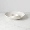 Lenox French Perle White Chip And Dip Tray 1 Lenox French Perle White Chip And Dip Tray -Sass Store 847560 w10