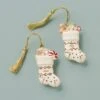 Lenox Forever Friends Stocking 2-Piece Ornament Set -Sass Store 868046 w10