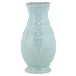 Lenox French Perle 8" Fluted Vase 8 Lenox French Perle 8" Fluted Vase -Sass Store 869509 wHR