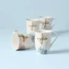 Lenox Butterfly Meadow Hydrangea 4-Piece Mug Set