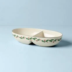 Lenox Holiday Divided Bowl