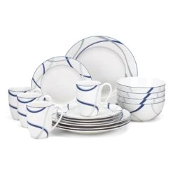 Lenox Vibe Blue™ 16-piece Dinnerware Set