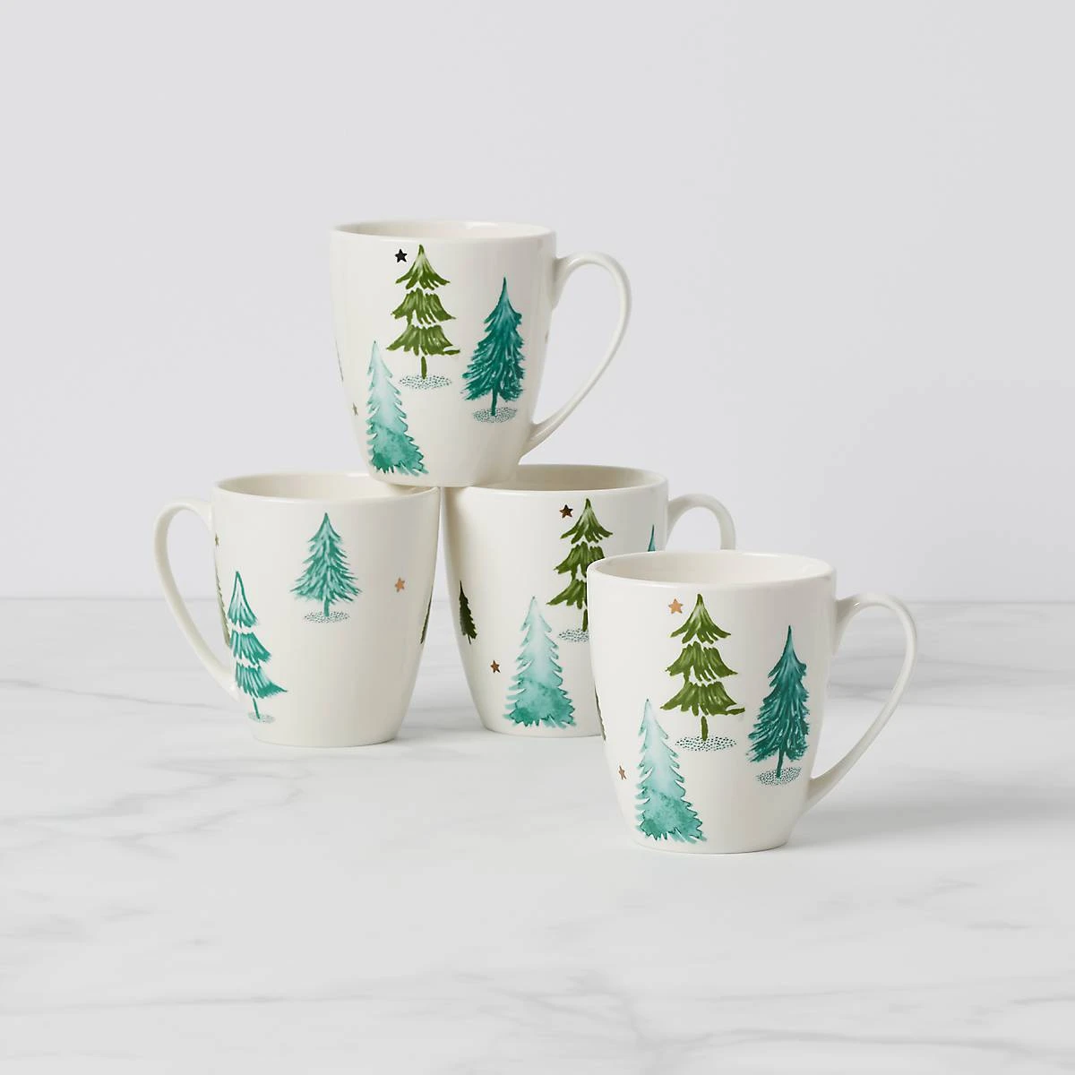 Lenox Balsam Lane 4-Piece Mug Set 3 Lenox Balsam Lane 4-Piece Mug Set
