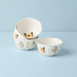 Lenox Butterfly Meadow 4-Piece Dessert Bowl Set