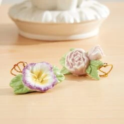 Lenox Celebrate Flowers 10-Piece Ornament Set 19 Lenox Celebrate Flowers 10-Piece Ornament Set -Sass Store 882637 LNP F22 FEA 7