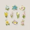 Lenox Celebrate Flowers 10-Piece Ornament Set -Sass Store 882637 w10