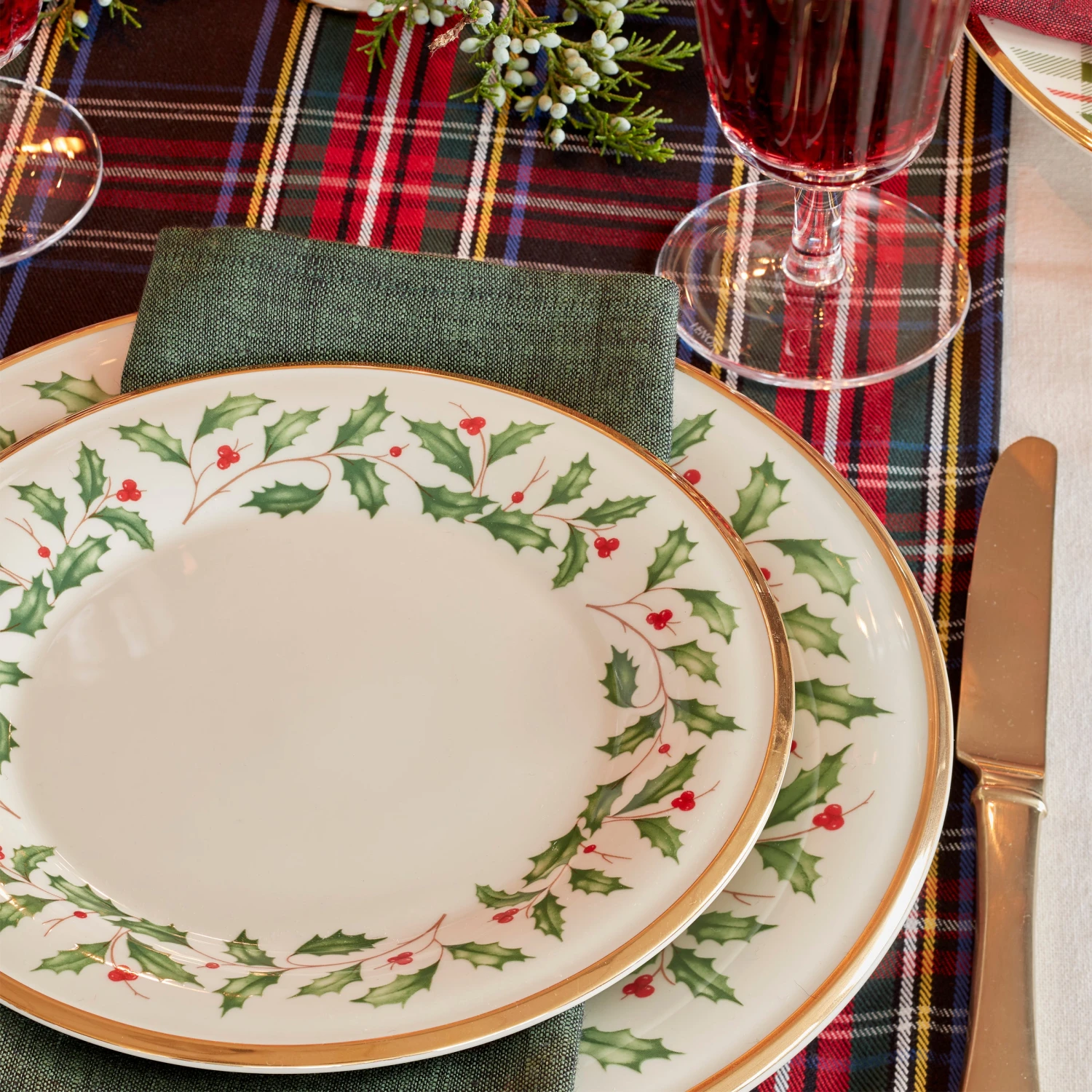 Lenox Holiday Salad Plate Set, Buy 3 Get 6 4 Lenox Holiday Salad Plate Set, Buy 3 Get 6 - Image 2