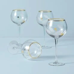 Lenox Holiday Gold 4-Piece Balloon Glass Set