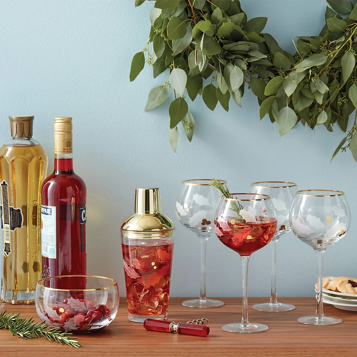 Lenox Holiday Gold 4-Piece Balloon Glass Set 7 Lenox Holiday Gold 4-Piece Balloon Glass Set - Image 5