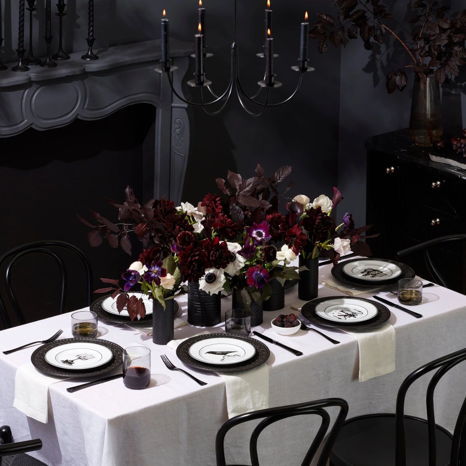 Lenox Vintage Halloween 4-Piece Dessert Plate Set 4 Lenox Vintage Halloween 4-Piece Dessert Plate Set - Image 2