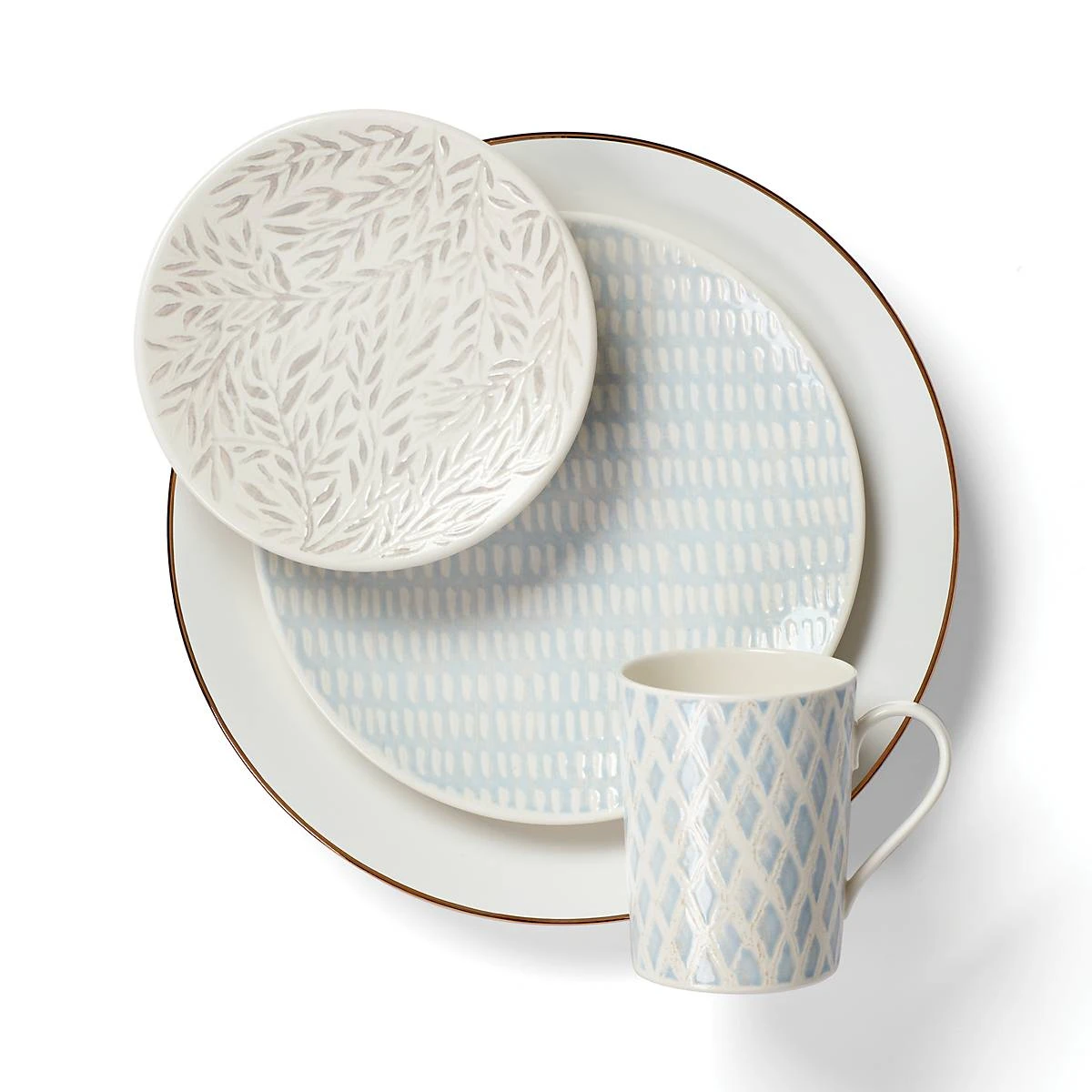 Lenox Textured Neutrals 4-piece Accent Plate Set 9 Lenox Textured Neutrals 4-piece Accent Plate Set - Image 7