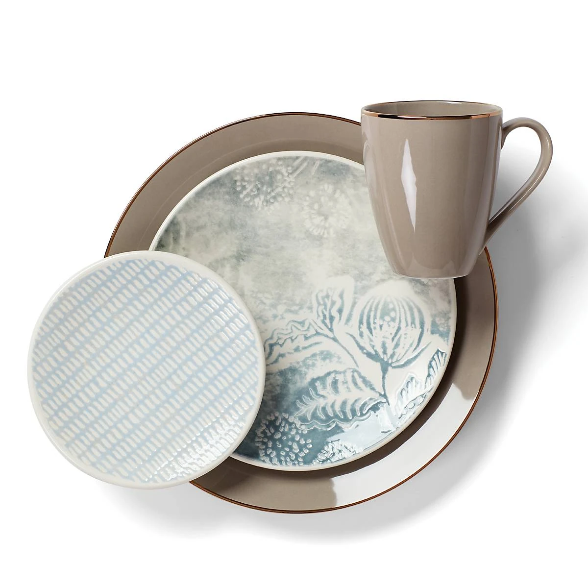 Lenox Textured Neutrals 4-piece Accent Plate Set 11 Lenox Textured Neutrals 4-piece Accent Plate Set - Image 9