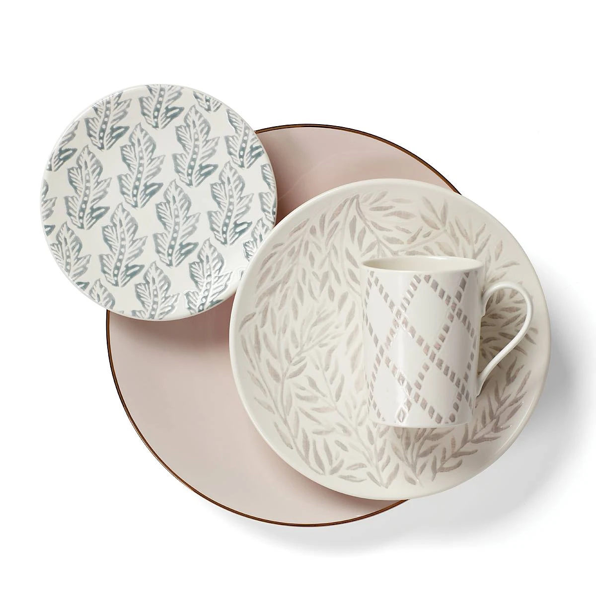 Lenox Textured Neutrals 4-piece Accent Plate Set 10 Lenox Textured Neutrals 4-piece Accent Plate Set - Image 8
