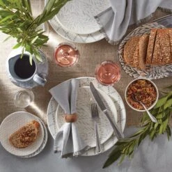 Lenox Textured Neutrals 4-piece Dinner Plate Set -Sass Store 890128 w14