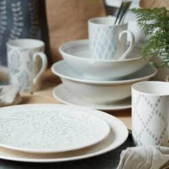 Lenox Textured Neutrals 4-piece Dinner Plate Set -Sass Store 890129 w1