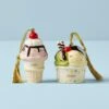 Lenox Forever Friends Ice Cream 2 Piece Ornament Set -Sass Store 890430 w10