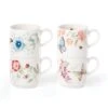 Lenox Butterfly Meadow 4-Piece Stacking Mug Set 2 Lenox Butterfly Meadow 4-Piece Stacking Mug Set -Sass Store 890451 wHR