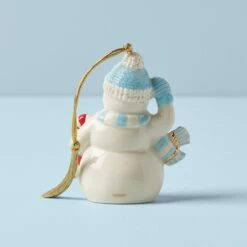 Lenox Winter Snowman Ornament -Sass Store 890650 w11