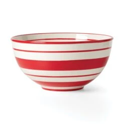 Lenox Holiday Handpaint Stripe Mixing Bowl -Sass Store 890773 wHR