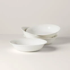 Lenox Profile White Porcelain 4-Piece Pasta Bowl Set