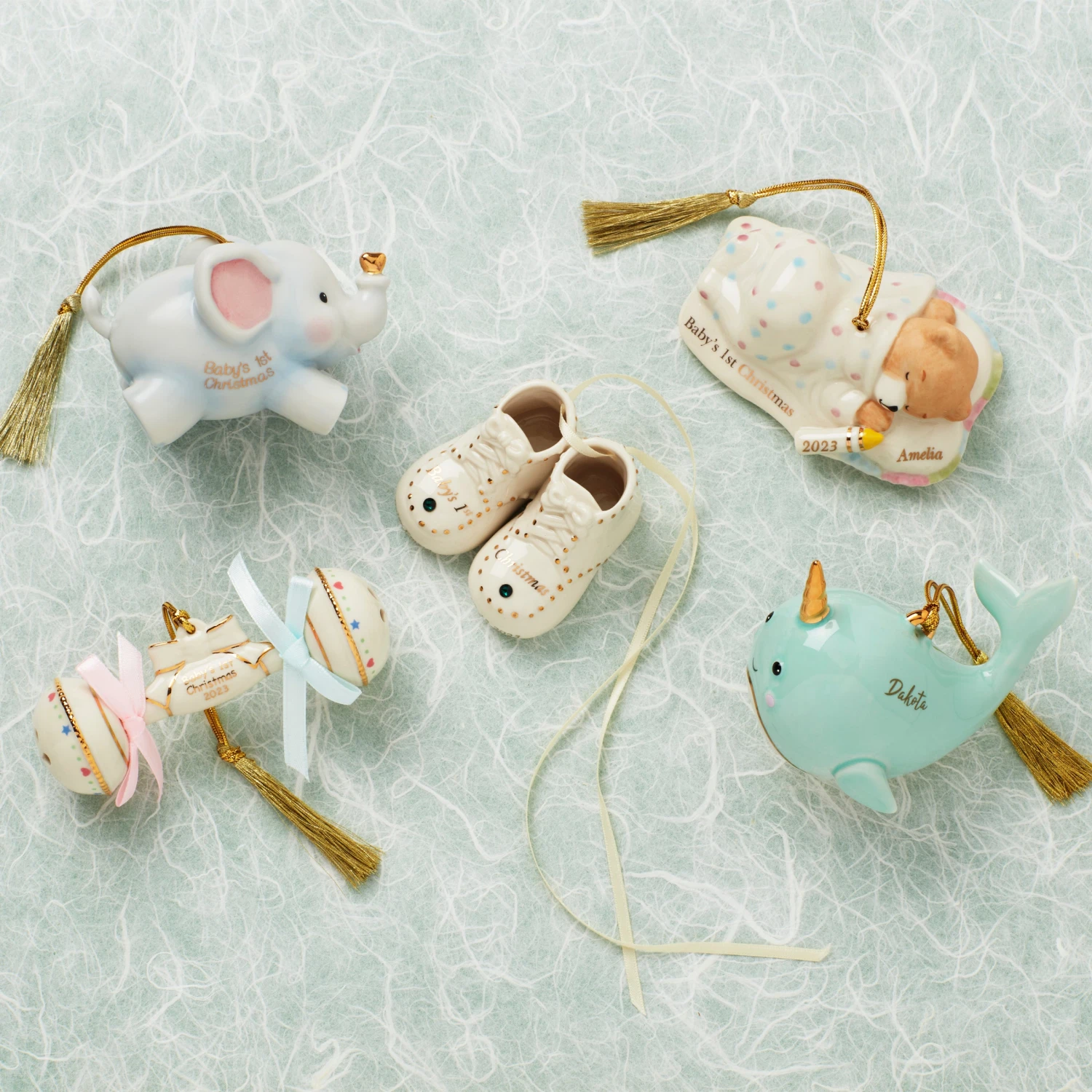 Lenox Baby's First Christmas Elephant Ornament 5 Lenox Baby's First Christmas Elephant Ornament - Image 3