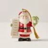 Lenox Santa's List Ornament -Sass Store 891987 w10