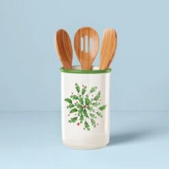 Lenox Holiday Utensil Holder Set
