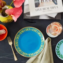 Lenox LX Remix Assorted 4-Piece Accent Plate Set -Sass Store 893639 w11