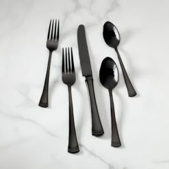 Lenox Portola Black 20-Piece Flatware Set