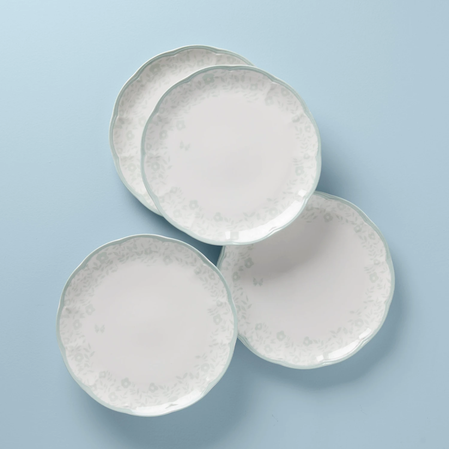 Lenox Butterfly Meadow Cottage 4-Piece Dinner Plates 4 Lenox Butterfly Meadow Cottage 4-Piece Dinner Plates - Image 2