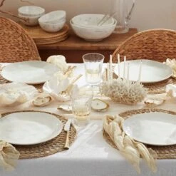 Lenox Oyster Bay 12-Piece Dinnerware Set -Sass Store 894223 894096 894092 894561 894587 LNP F23 FEA GIFF SM