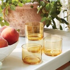 Lenox Tuscany Classics Stackable 4-Piece Short Glasses -Sass Store 894252