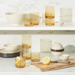 Lenox Tuscany Classics Stackable 4-Piece Short Glasses -Sass Store 894252 w13