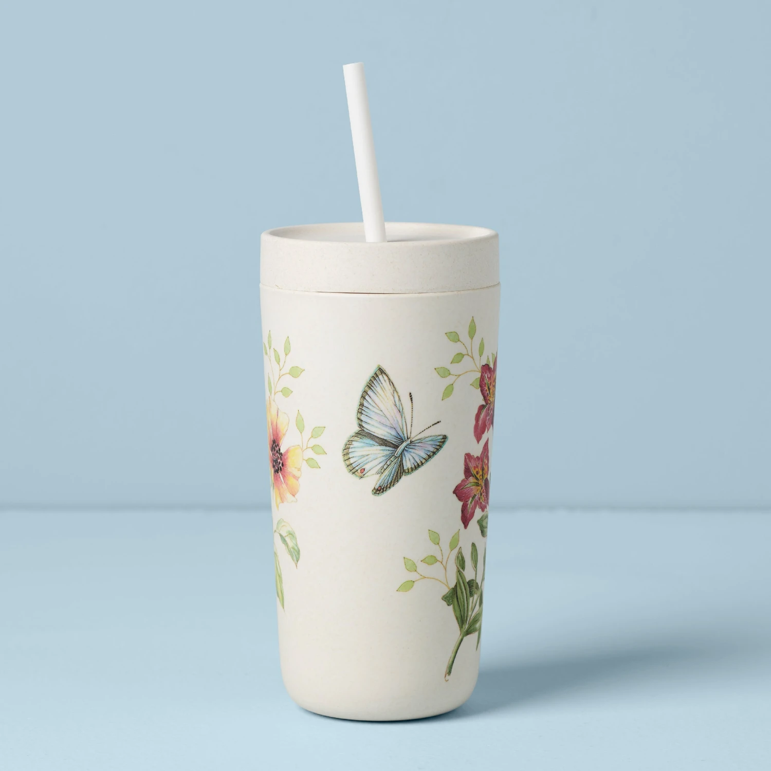 Lenox Butterfly Meadow Bamboo Tumbler 5 Lenox Butterfly Meadow Bamboo Tumbler - Image 3