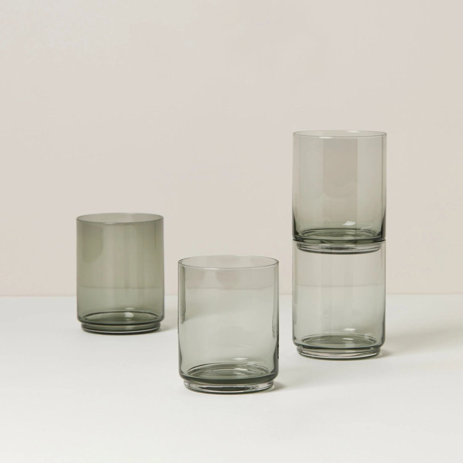 Lenox Tuscany Classics Stackable 4-Piece Tall Glasses 2 Lenox Tuscany Classics Stackable 4-Piece Tall Glasses