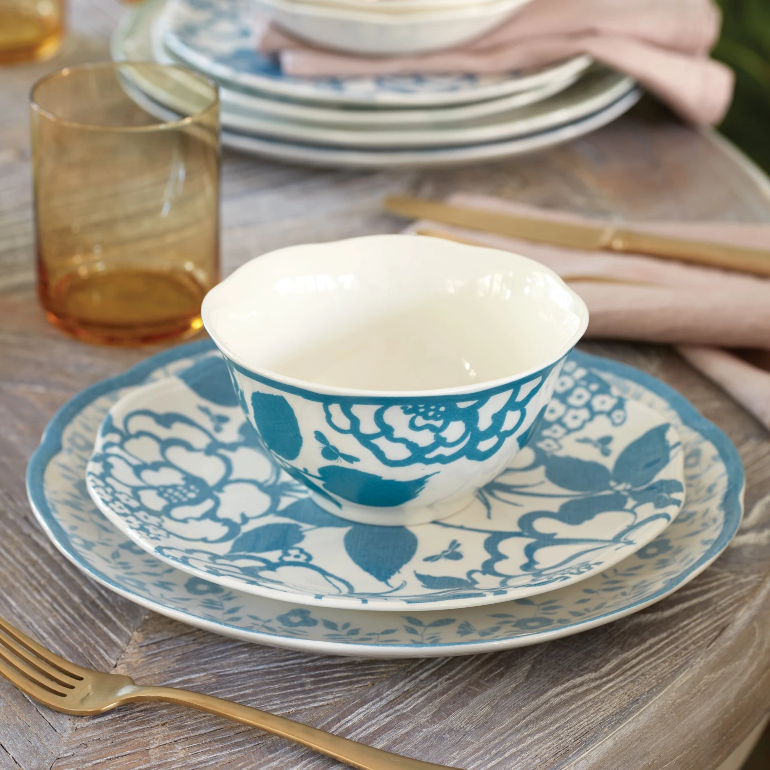 Lenox Butterfly Meadow Cottage 4-Piece Dinner Plates 8 Lenox Butterfly Meadow Cottage 4-Piece Dinner Plates - Image 6