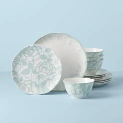 Lenox Butterfly Meadow Cottage 12-Piece Dinnerware Set -Sass Store 894307 W10 6cef90ef 0e81 4402 bbfa e5280d233009