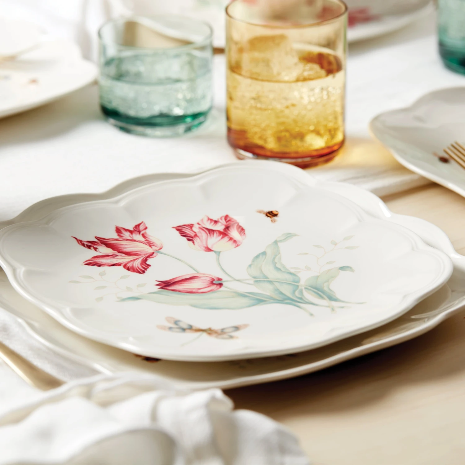 Lenox Tuscany Classics Stackable 4-Piece Tall Glasses 19 Lenox Tuscany Classics Stackable 4-Piece Tall Glasses - Image 18