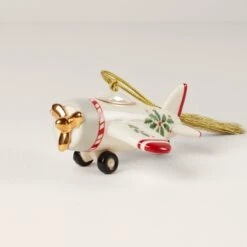 Lenox Holiday Accent Airplane Ornament